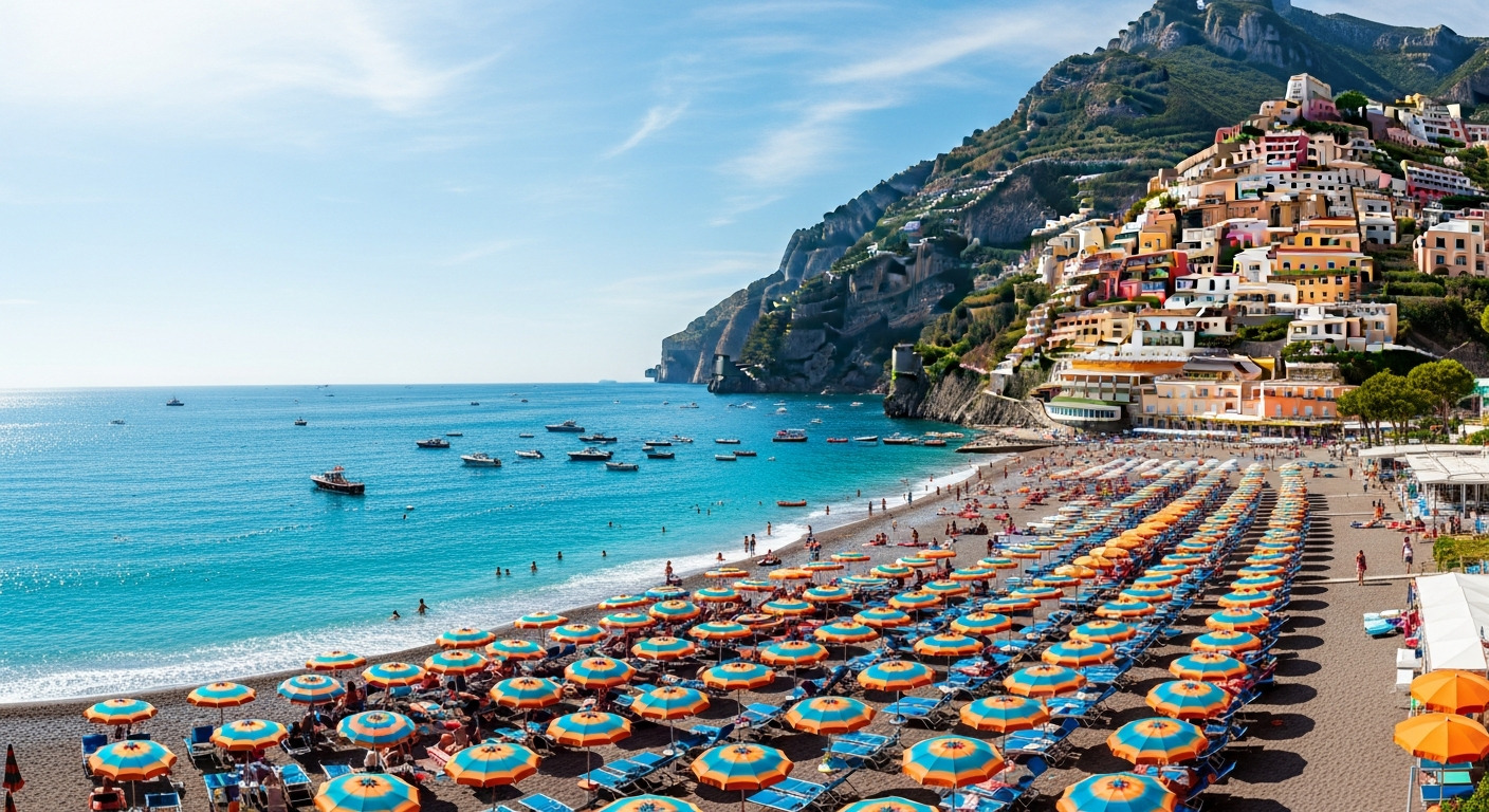 Positano Spiaggia Grande praia