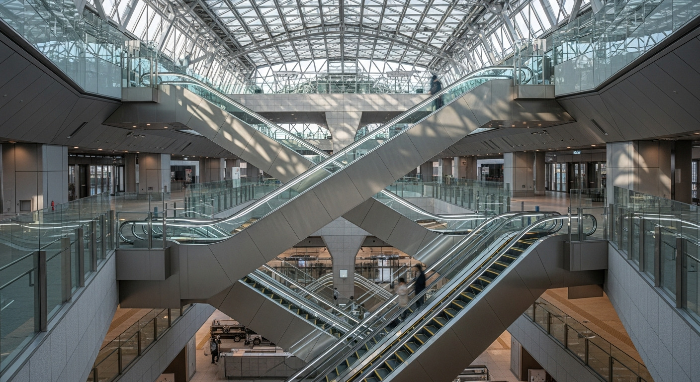 Kyoto Station moderna vidro
