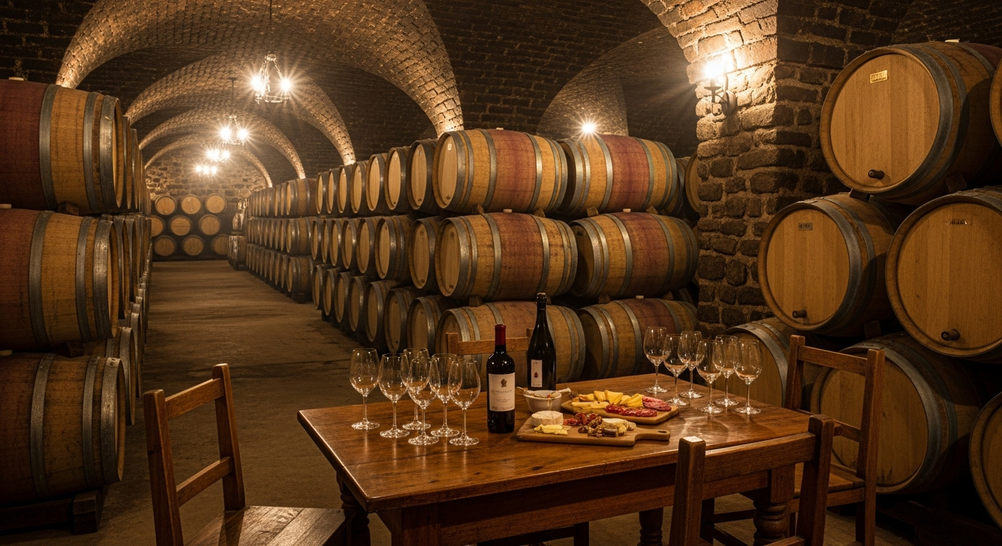 Bodega tradicional Mendoza rustico