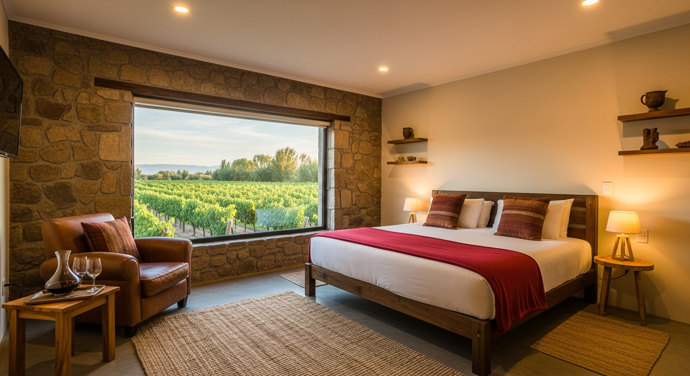 Winery resort suite elegante