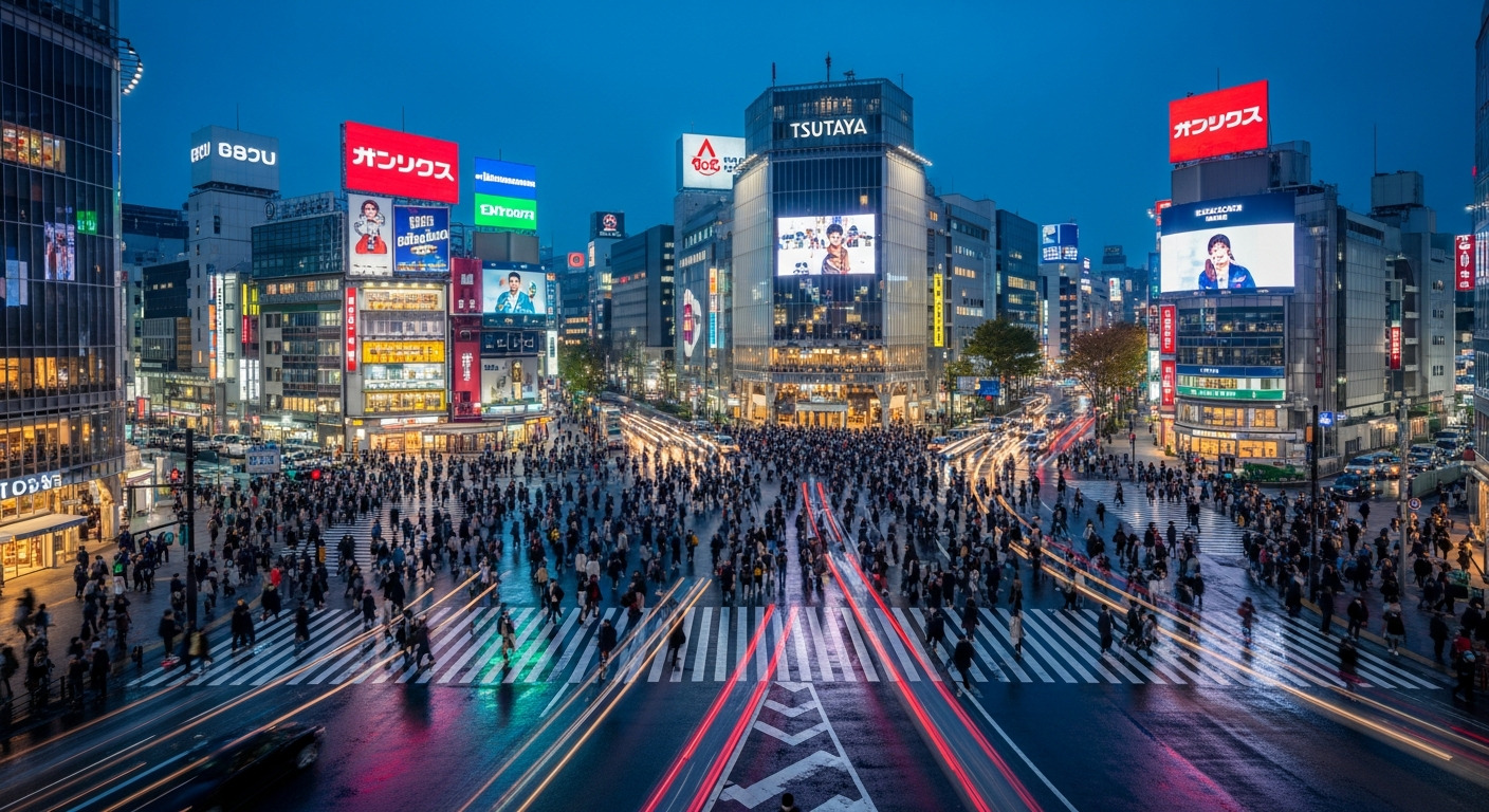 Shibuya Crossing famosa