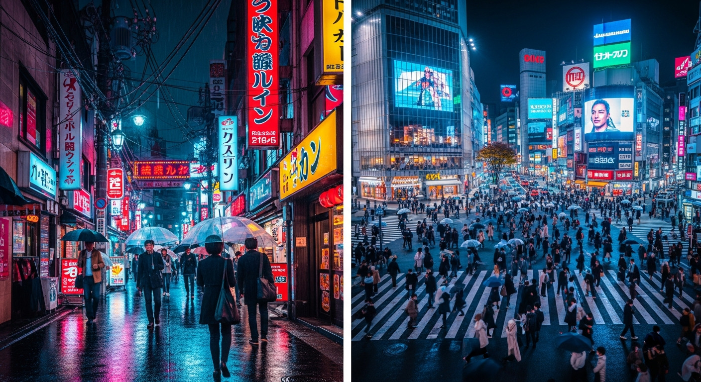 Shinjuku vs Shibuya