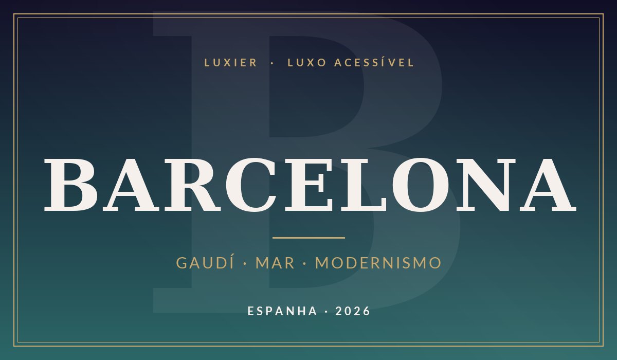 Barcelona: a Sagrada Família de Gaudí, o modernismo catalão e a praia da Barceloneta em 2026