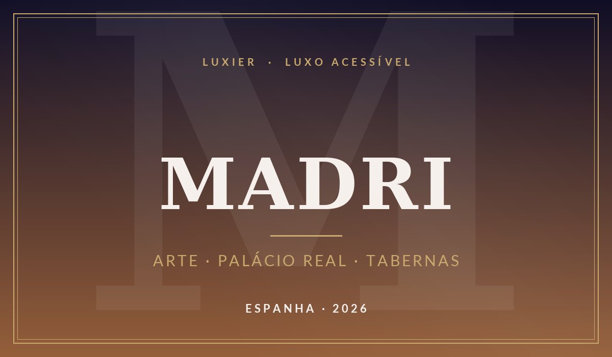 Madri, capital da Espanha: arte do Prado, Palácio Real e tabernas de bairro em 2026